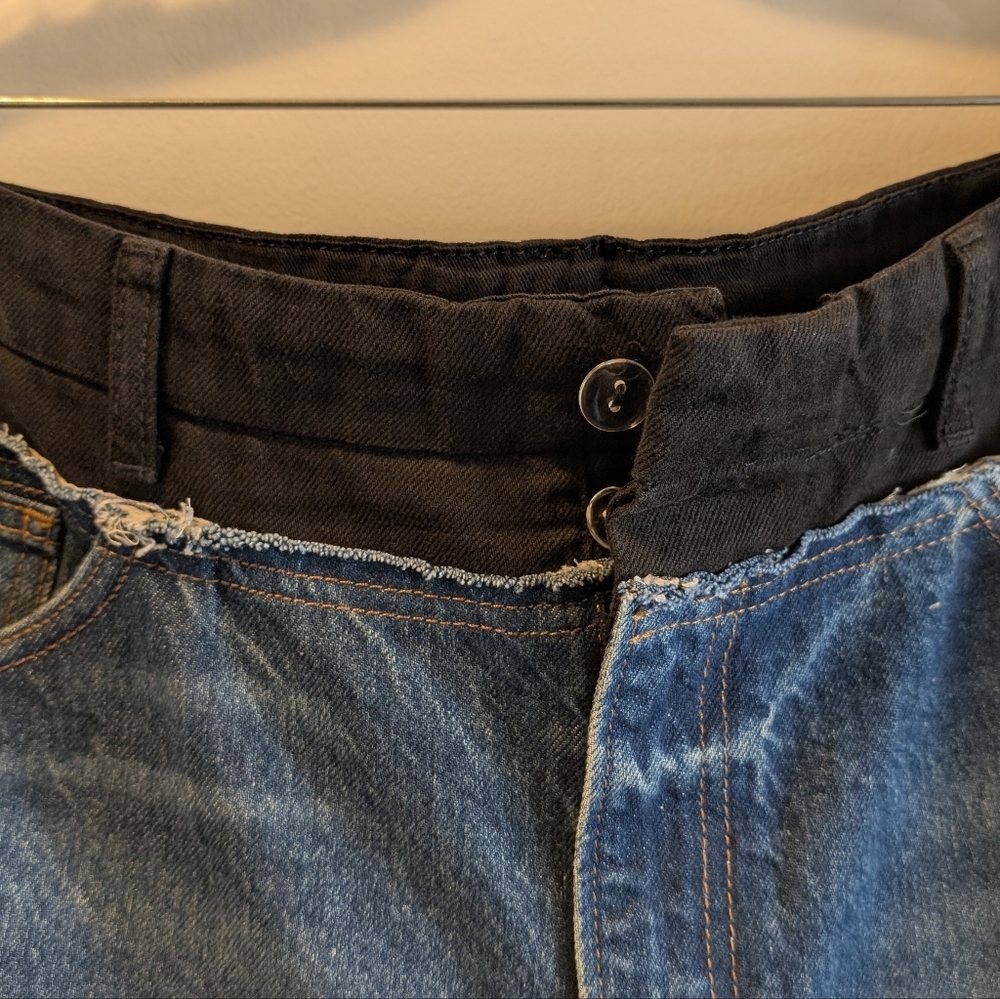 Reformation Cary Tailored High Rise Slouchy Wide Leg Jeans Size 31 - Picture 8 of 17